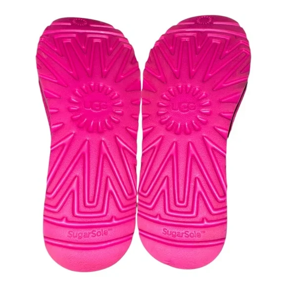 UGG Rock Rose Fluffy Clogs Slippers 7 - Picture 2 of 5